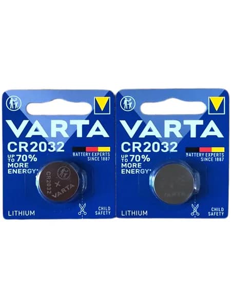 Батарейки Varta CR 2032 -2 штуки , литиевые , 3V
