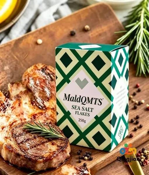 Хлопья морской соли Maldqmts, поваренная соль, 250 г