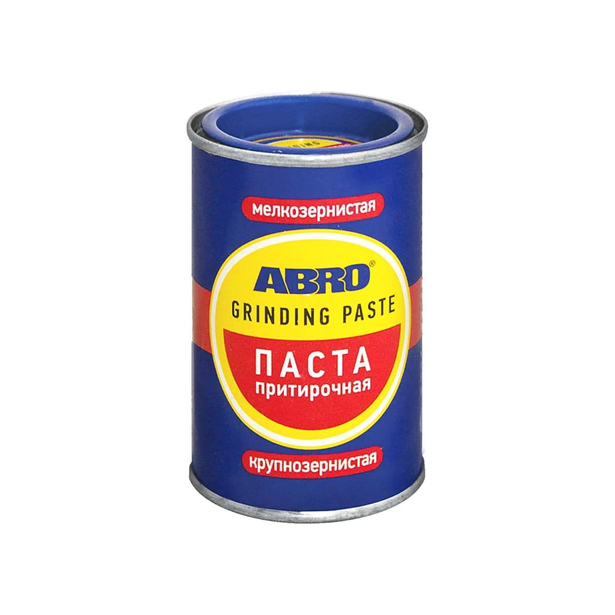 Притирочная паста для клапанов в двигателях "2 в 1" Abro GP-201-R Grinding Paste (мелкозернистая+крупнозернистая) 100 г.
