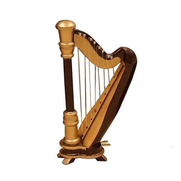 Миниатюрная модель арфы, - 14cm