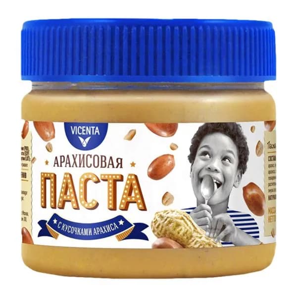 Арахисовая паста Vicenta с кусочками арахиса 250г