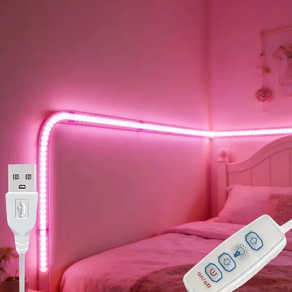 Светодиодная лента, IP65, Светло-розовый, 1 шт
