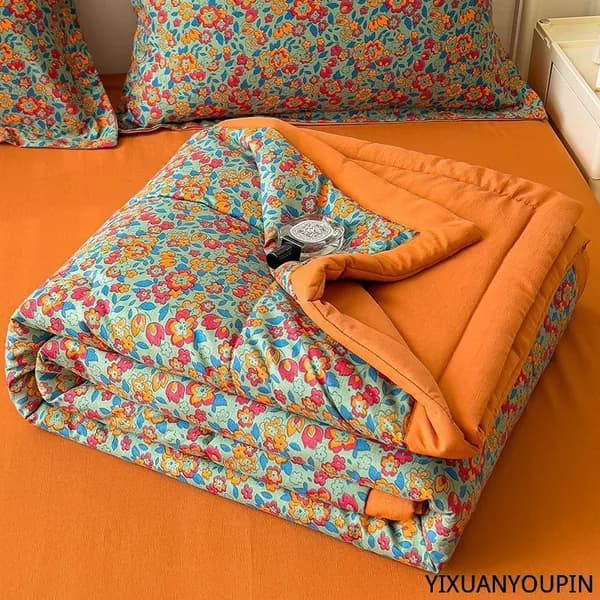Одеяло Евро 200x220 см, Всесезонное, Летнее, с наполнителем Ватин, Полиэстер, комплект из 1 шт