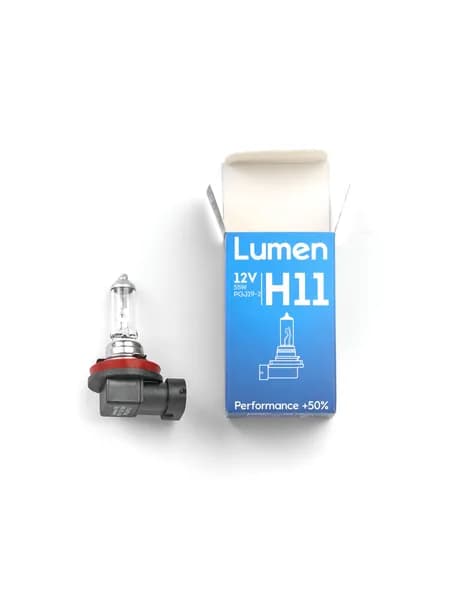 Галогенные лампы H11 Lumen Performance +50% 12V-55W PGJ19-2