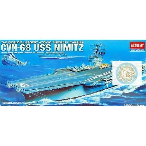 Academy 14213 1/800 CVN-68 Uss Nimitz сборная модель авианосца