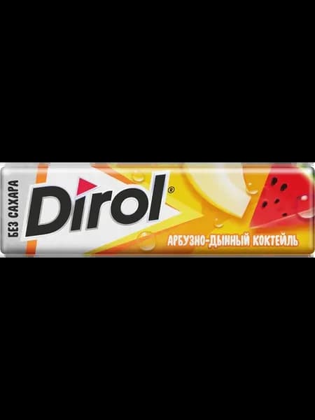Жевательная резинка DIROL XXL арбузно-дынный коктейль, без