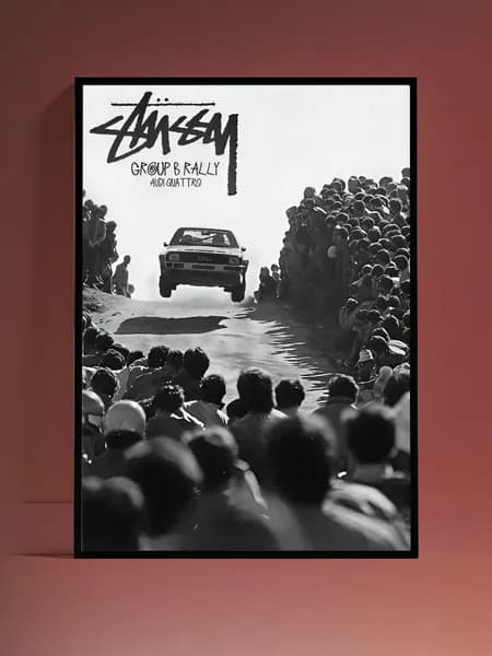Стильный постер Stussy без рамы (29,7х42см)