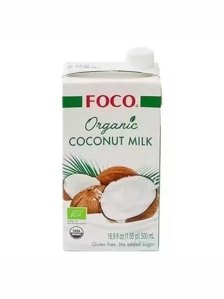 Растительный напиток кокосовое молоко Foco Organic 500 мл