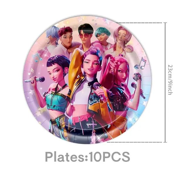 украшения для вечеринки на день рождения, K-Pop охотницы на демонов