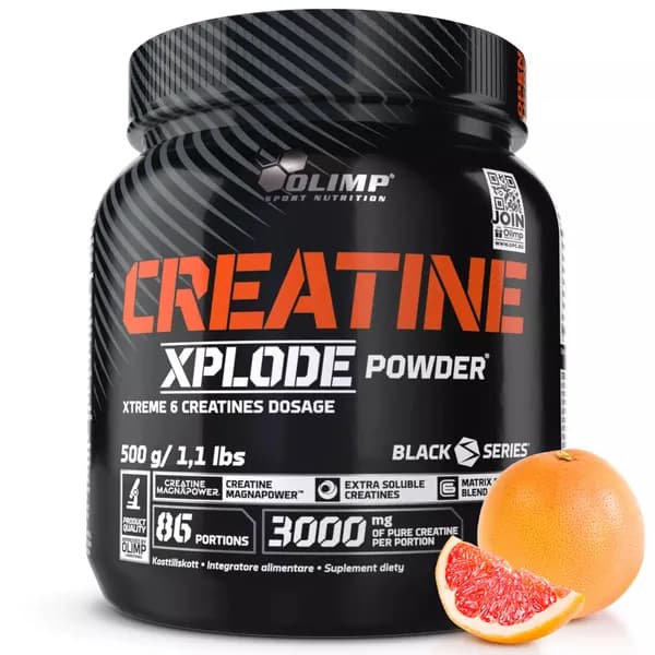 Креатиновый комплекс, 6 форм креатина Olimp Creatine Xplode Powder - 500 г, грейпфрут