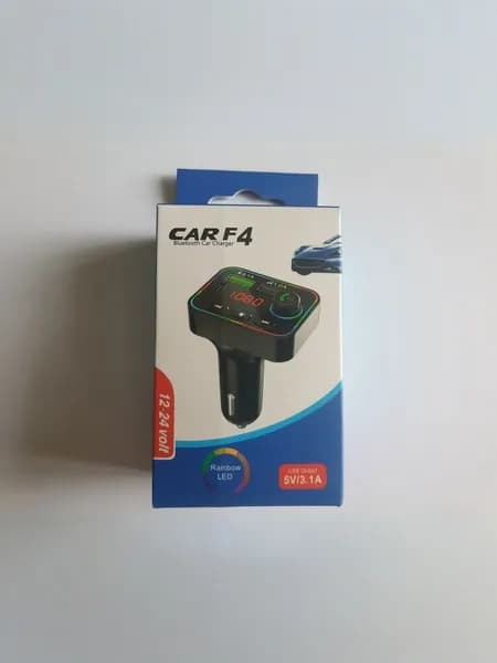 FM-модулятор F4 (AUX,USB,TypeC,microSD) AVTO-DEKOR 14632