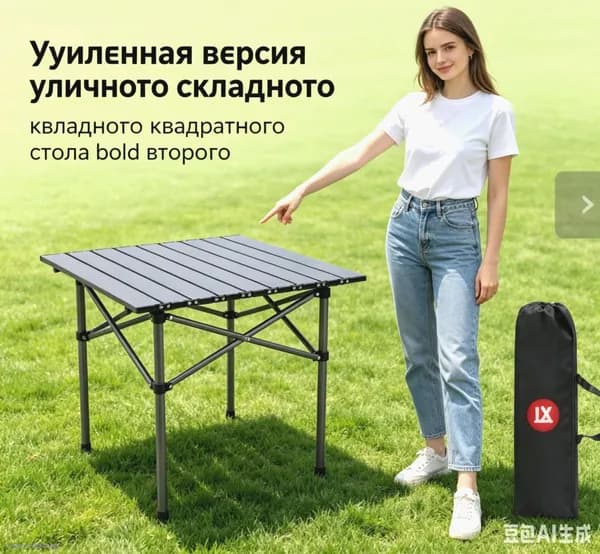 Садовый стол 50х50х50 см