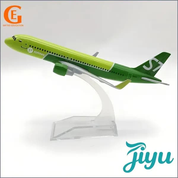 Металлическая Модель Самолета Аэробус 320, S7 Airlines А320