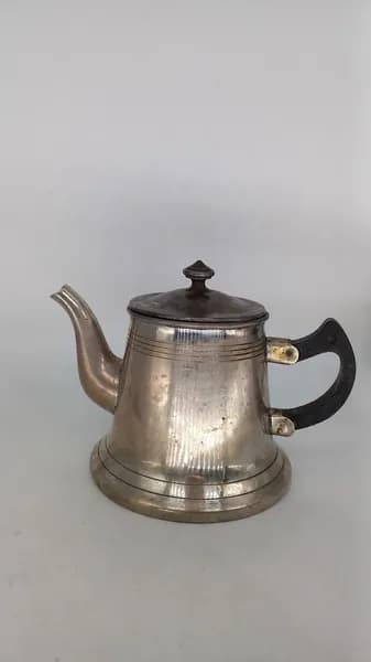 Винтажный советский заварочный чайник, мельхиор, СССР