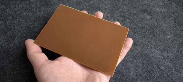 G10 тёмный шоколад, пластина 1x95x145 мм.