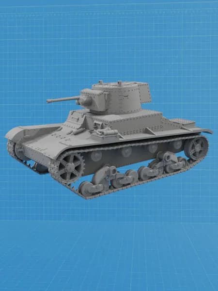 Vickers Mk E макет танка демонстрационный 1 100
