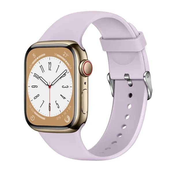 Спортивный ремешок для Apple Watch 40мм 41мм 42мм 44мм 45мм 46мм 49мм, силиконовый браслет, совместим с Series 10 9 8 7 6 5 4 3 2 1 SE