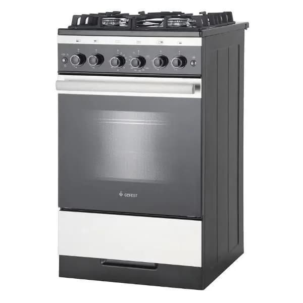 Газовая плита Gefest ПГ 5500-02 0069, 50 см, 4 конфорки, 52 л, черный
