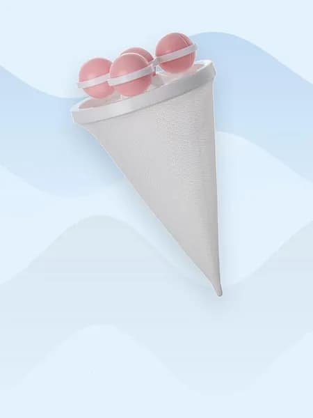 Сетка для стиральной машины от засоров, Розовый