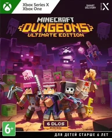 Игра Minecraft Dungeons Максимальный выпуск (Ultimate Edition) Xbox One, Series X Русская Версия Диск на Xbox