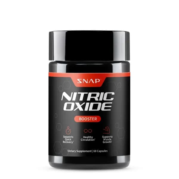 Snap добавки Nitric Oxide Booster для мужчин и женщин, L-цитруллин + 3 формы L-аргинина