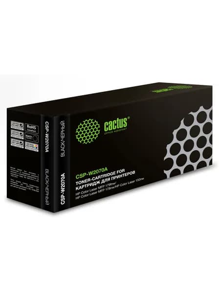 Картридж Cactus CSP-W2070A, 117A, черный / CSP-W2070A