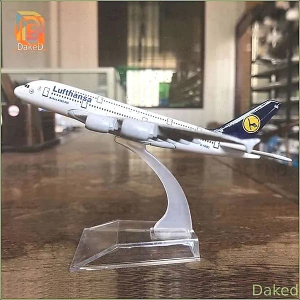 Металлический Модель Самолета Аэробус 380, Германия Люфтганза А380