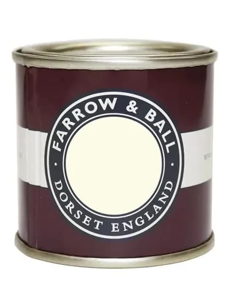 Краска для мебели и декора ультраматовая, меловая краска Farrow & Ball Estate Emulsion цвет W1 Snow White, 100 мл