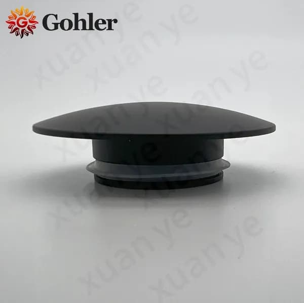 Крышка донного клапана черная