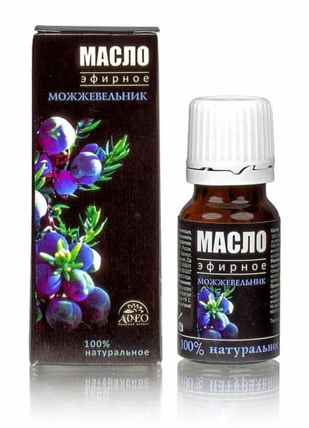 Эфирное масло Aveo "Можжевельник", 100% натуральное, 10 мл