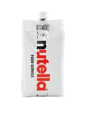 Nutella шоколадно-ореховая паста порционная (Германия), 1 кг, мягкая упаковка, крем с фундуком и какао, для завтраков и десертов