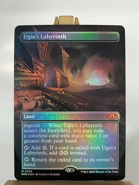 Магия сбора прокси-карт Высококачественные нефольговые карты Ugin's Labyrinth #359 фольги
