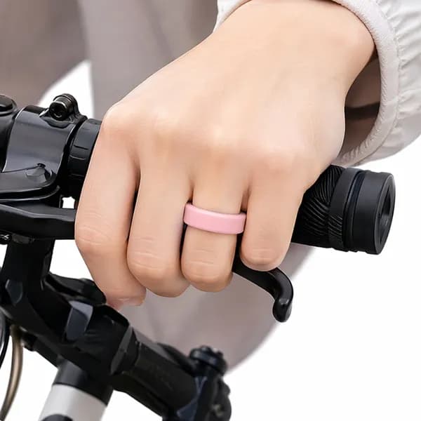 Мягкий силиконовый чехол для кольца Oura Ring 5, розовый, размер M