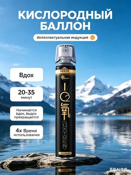 Самый популярный в 2026 годуУмный кислородный баллон,вдыхайте перед выпуском кислорода 1шт,1 бутылка крепче, чем 5 бутылок обычного