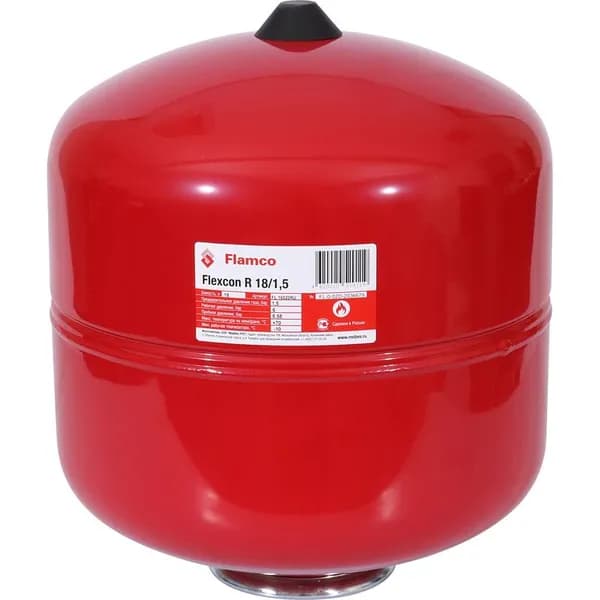 Расширительный бак Flamco Flexcon R для системы отопления 6 бар 18 л 16020RU
