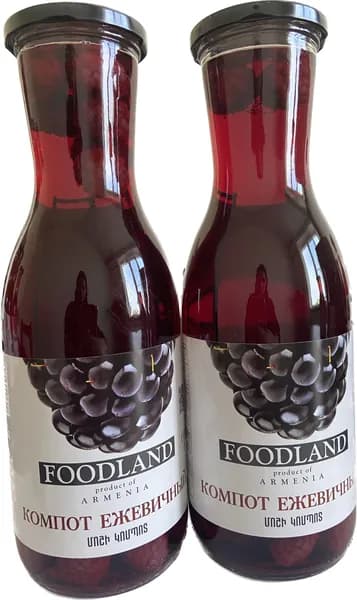 Компот ежевичный FOODLAND упаковка 2 шт по 1100 мл