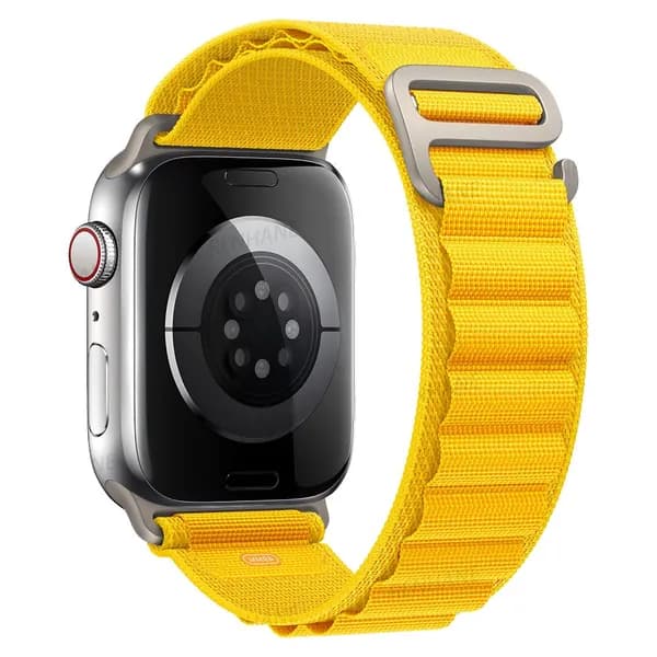 Тканевый ремешок для смарт-часов Apple Watch Series 1-10 , SE , Ultra и Ultra 2 42mm , 44mm , 45mm , 49mm ; Нейлоновый браслет для умных часов Эпл Вотч