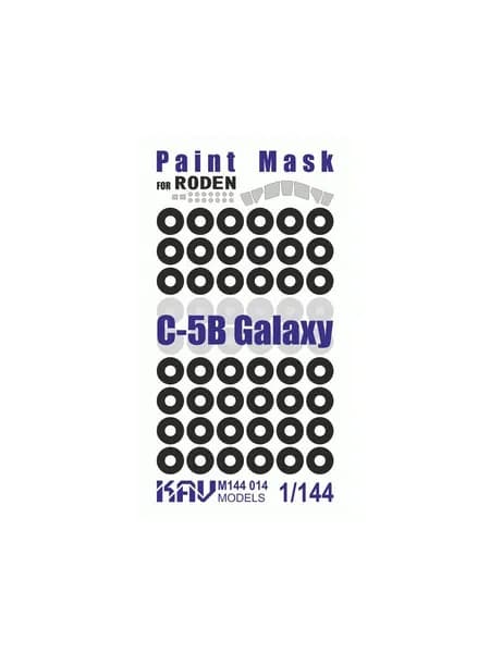 Окрасочная маска на C-5B Galaxy (Roden) 1:144 KAV M144 014