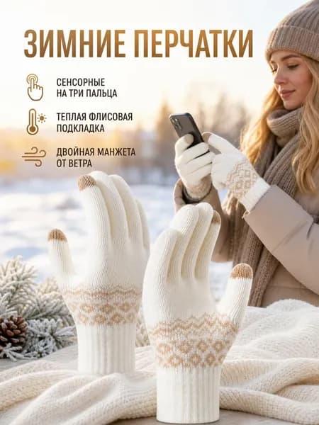 Перчатки для рыбалки, 1 пара