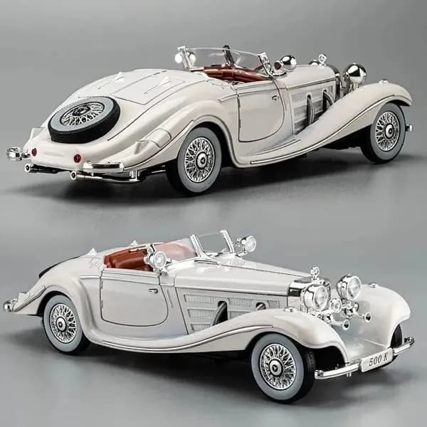 Симулированная детская модель Mercedes-Benz 500K из легкосплавного автомобиля