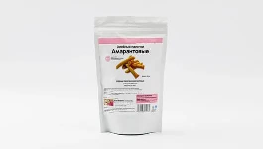 Хлебные палочки "Амарантовые", 150г