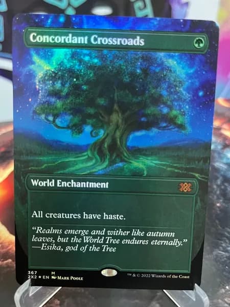 Магия сбора прокси-карт MTG PROXY CARDSВысококачественные нефольговые карты Concordant Crossroads #367 foil