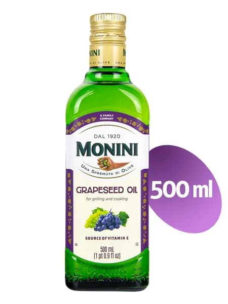 Масло из виноградных косточек Monini рафинированное, 500мл