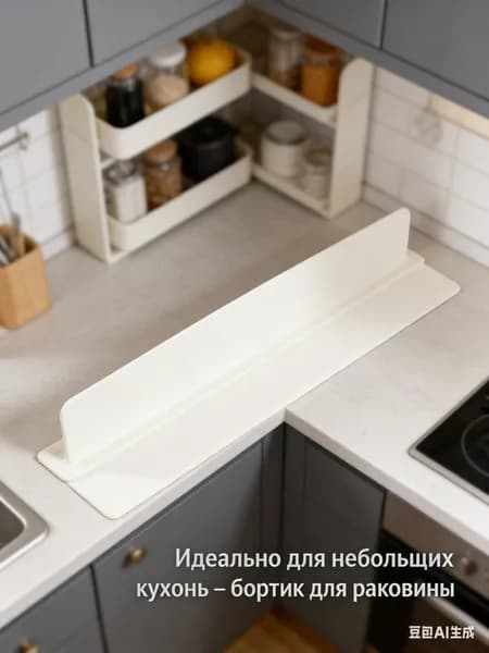 Защитный экран от брызг на раковину / Экран на кухню от брызг