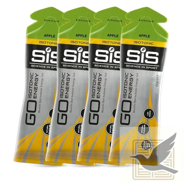 SiS, GO Isotonic Energy Gel, Гель изотонический углеводный, вкус Яблоко, 60мл, 4шт.