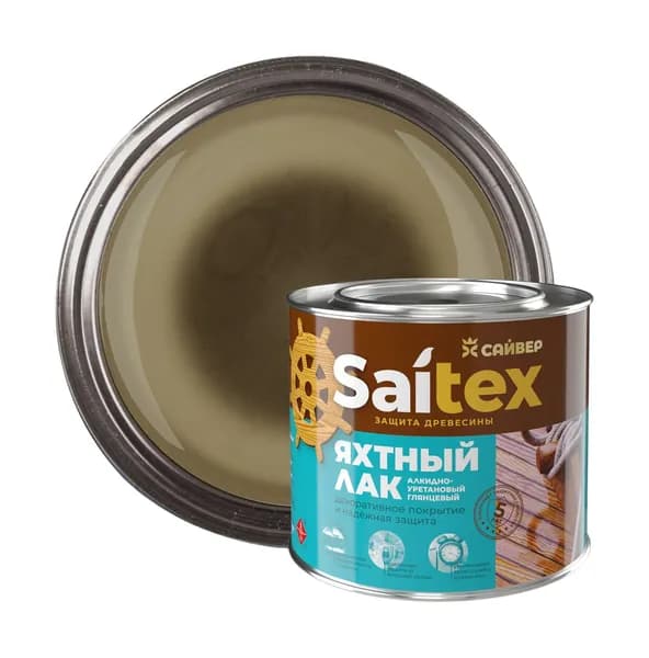 Яхтный лак "Saitex" глянцевый 1,9л