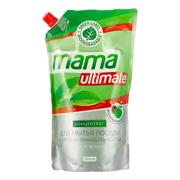 Гель для мытья посуды-концентрат и детских принадлежностей Mama Ultimate 1 л