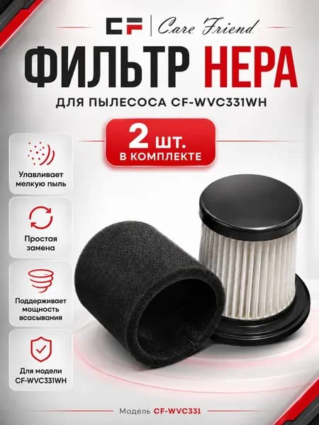 HEPA фильтр CF-WVC331 для пылесоса CF-WVC331WH, 2 шт