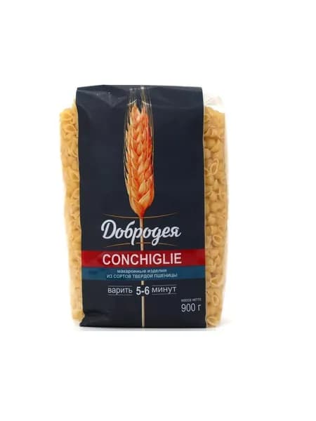 Добродея Макаронные изделия Ракушка Conchiglie, 900 гр