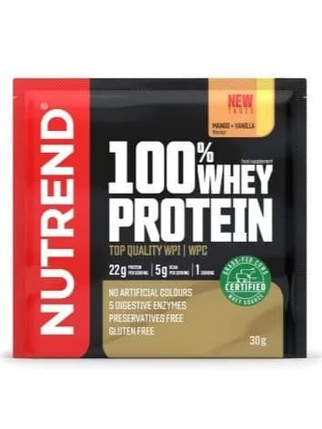 Nutrend протеин 100 WHEY 30g Цвет:Ваниль;Размер:30g